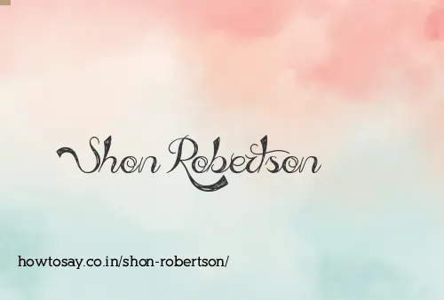 Shon Robertson