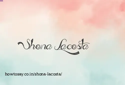 Shona Lacosta