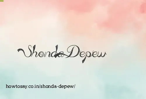 Shonda Depew