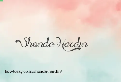 Shonda Hardin