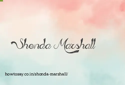 Shonda Marshall