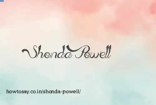 Shonda Powell