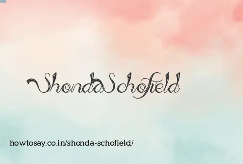 Shonda Schofield