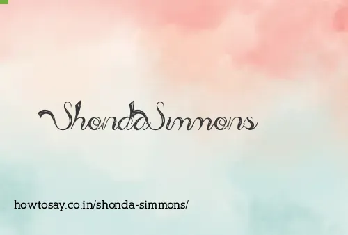 Shonda Simmons