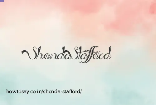 Shonda Stafford
