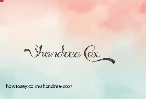 Shondrea Cox