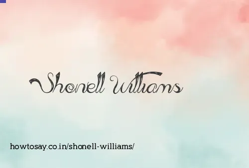 Shonell Williams