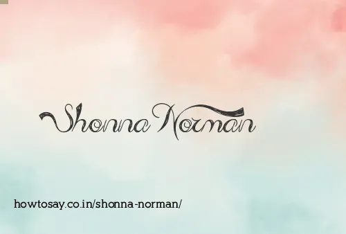 Shonna Norman