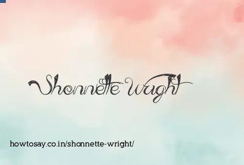 Shonnette Wright