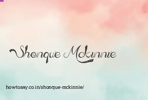 Shonque Mckinnie