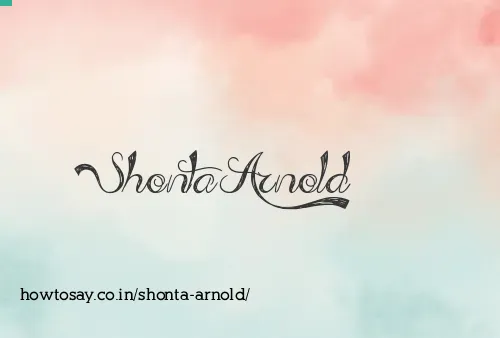 Shonta Arnold