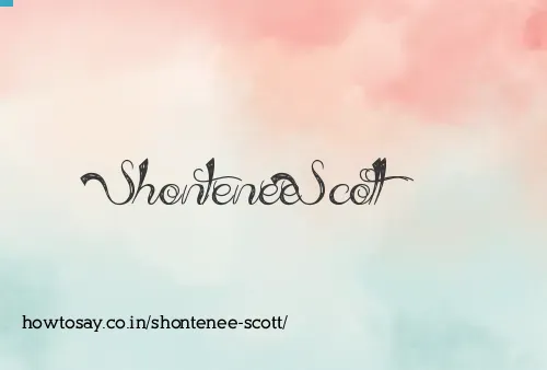 Shontenee Scott