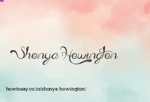 Shonya Howington