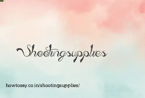 Shootingsupplies