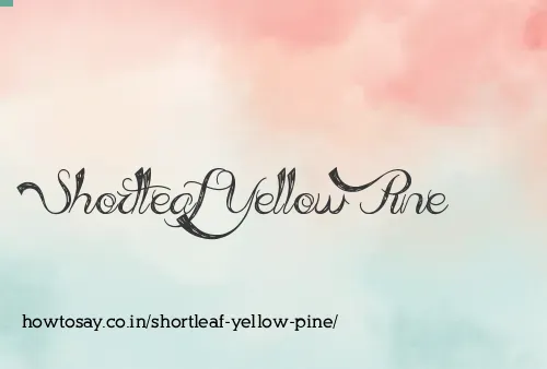 Shortleaf Yellow Pine
