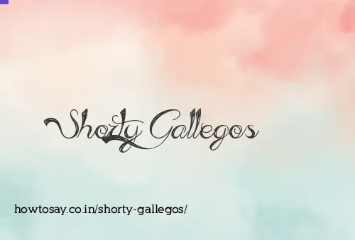 Shorty Gallegos