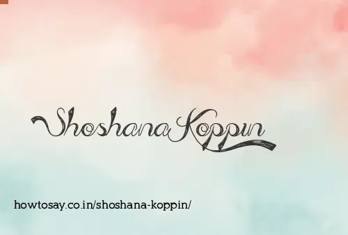 Shoshana Koppin