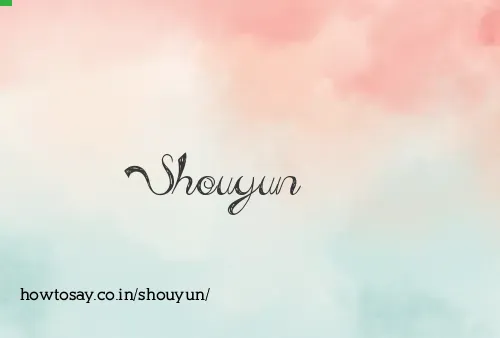 Shouyun