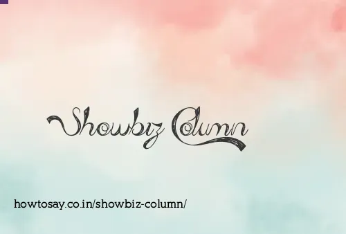 Showbiz Column