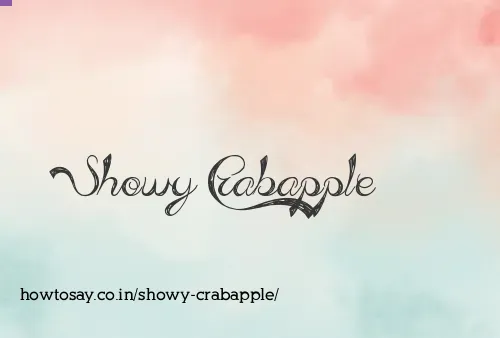 Showy Crabapple