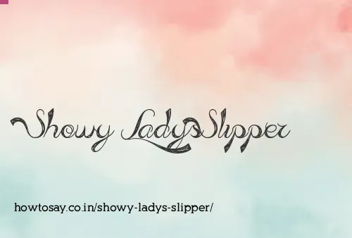 Showy Ladys Slipper
