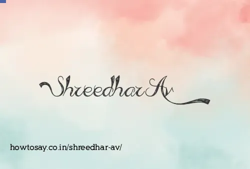 Shreedhar Av