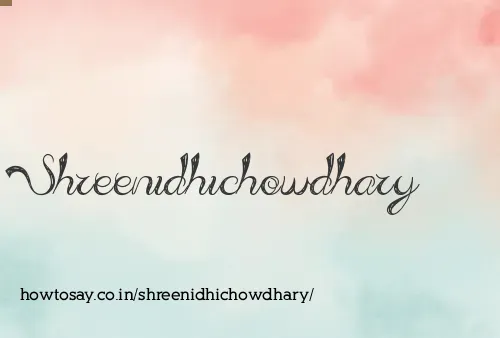 Shreenidhichowdhary