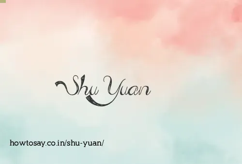 Shu Yuan