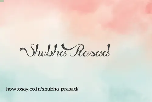 Shubha Prasad