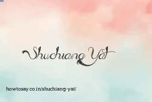 Shuchiang Yat