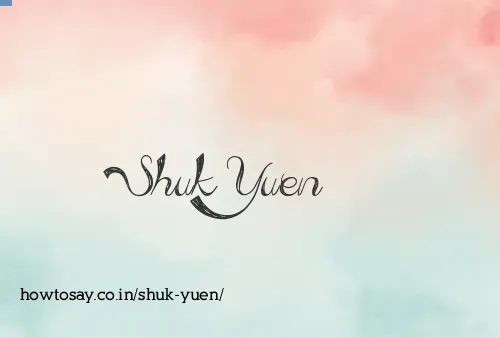 Shuk Yuen