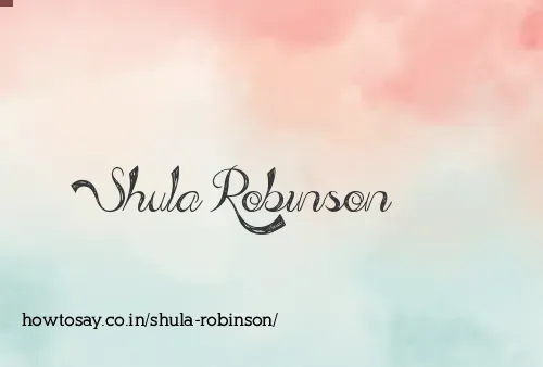 Shula Robinson