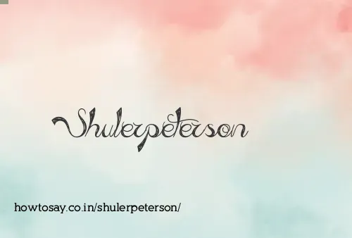 Shulerpeterson