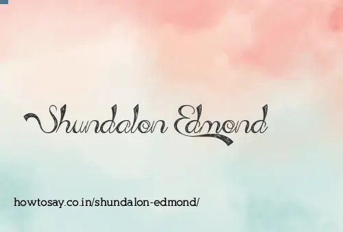 Shundalon Edmond