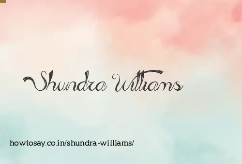 Shundra Williams