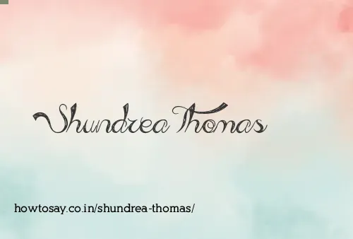 Shundrea Thomas