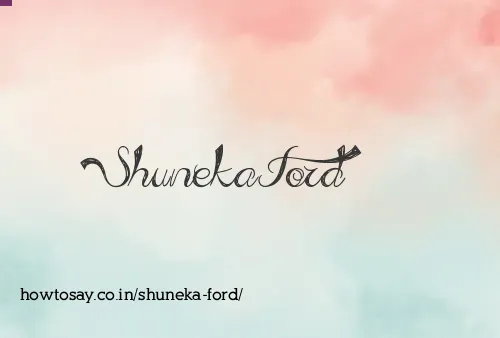 Shuneka Ford