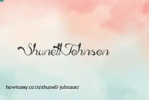 Shunell Johnson