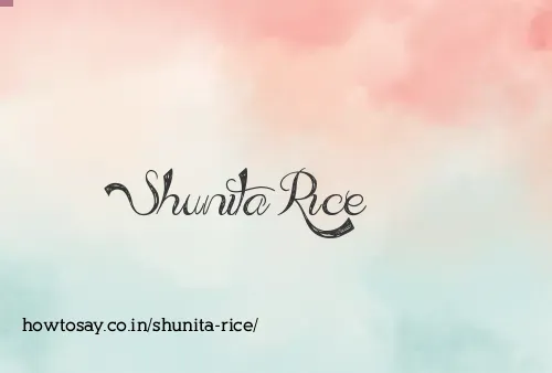 Shunita Rice