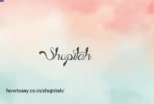 Shupitah