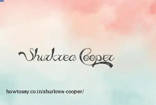 Shurkrea Cooper