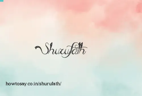 Shurufath
