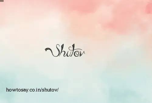 Shutov