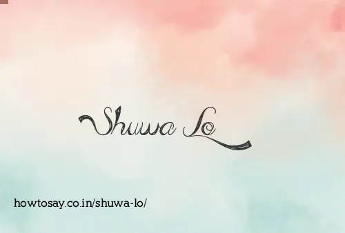 Shuwa Lo