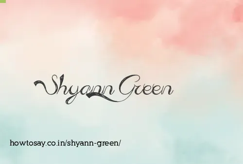 Shyann Green