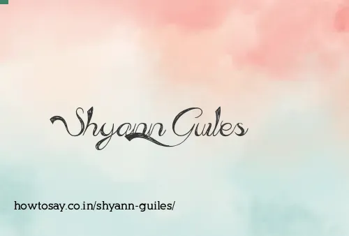 Shyann Guiles
