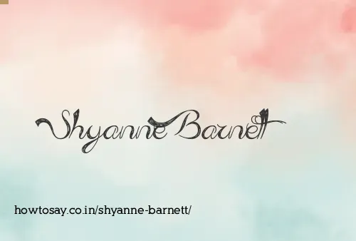 Shyanne Barnett