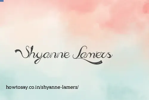 Shyanne Lamers