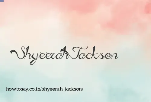 Shyeerah Jackson