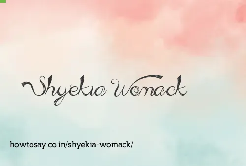 Shyekia Womack